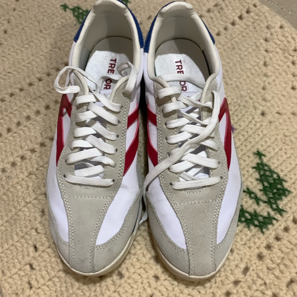 Tretorn red blue sneakers 7.5